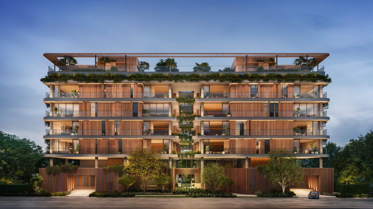 A rendering of Colette Residences, where Brazilian race car driver Rubens Barrichello bought a pre-construction unit for $8 million.